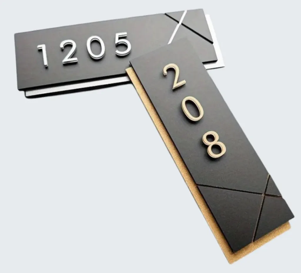 Customized House unit  Number